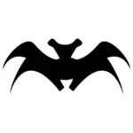 蝙蝠的轮廓矢量图像