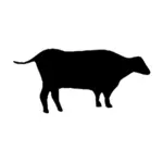 Vaca silueta