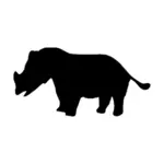Rhinoceros silhouette