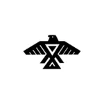 Emblème de l'image de vecteur peoples.people Odawa, Ojibway et Algonquin