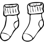 Çift Çorap vektör görüntü