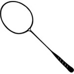Badminton racket vector clip art