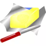 Butter serving vector image