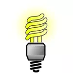 Imagem de vetor de lâmpada de poupança de energia