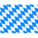 Bayerns flagg vektorgrafikk utklipp