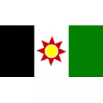 1959-1963 年のイラクのベクトル画像の旗