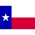 Grafika wektorowa flagi stanu Teksas