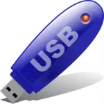 USB memory stick vektorgrafikk