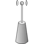 Wireless transmitter vector icon