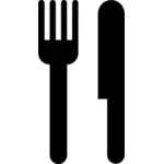 Restaurant teken vector afbeelding