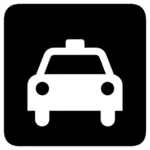 Taxi segno immagine vettoriale