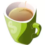 Векторные картинки кружка зеленого чая