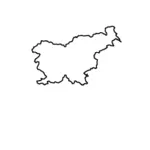 Vector map of Slovenia