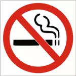 Aucun signe de fumer ne vector image