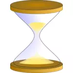 Sandglass timer vector image
