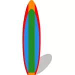 Surfboard vector clip art image