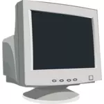 Grafică vectorială o veche CRT monitor de calculator