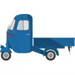 Синий грузовик изображение