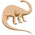 Brontosaurus Vektor-ClipArt