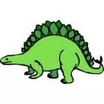 Gambar vektor chunky dinosaurus
