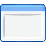 Computer-Fenster-Symbol-Vektor-Bild