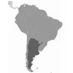 Argentina hartă