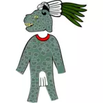 Imagen de armadura Azteca