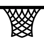 Basketball net vector clip art