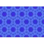Motif de fond avec des hexagones bleus