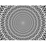 Swirly patroon in zwart-wit