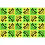 Background pattern in yellow and green