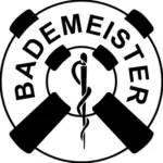 Bademeister Logo vector clip art