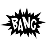 Bang callout vector drawing