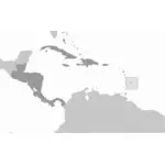 Island Barbados vector image