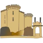 Ratto di clip di vettore del castello Bastille