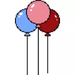Palloncini in stile pixel