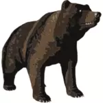 Imaginea vectorială imens Ursul brun