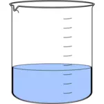 Measuring glass pot
