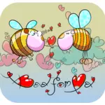 Мультфильм пчел в любви