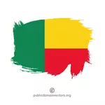 Boyalı Benin bayrağı