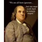 Benjamin Franklinin sitaatti