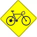 Bike Crossing Straßenschild