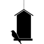 Burung rumah siluet