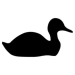 Duck silhouette image