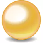 Goldener Ball Vektorgrafik