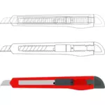 Paper cutters vector drawing