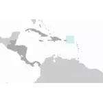 Britské Panenské ostrovy vektorové umístění