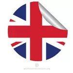 Британский флаг наклейка