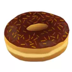 갈색 도넛