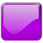 Violet vierkant decoratieve knop vectorillustratie glans